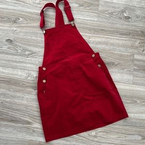 Francesca’s red skirt jumper